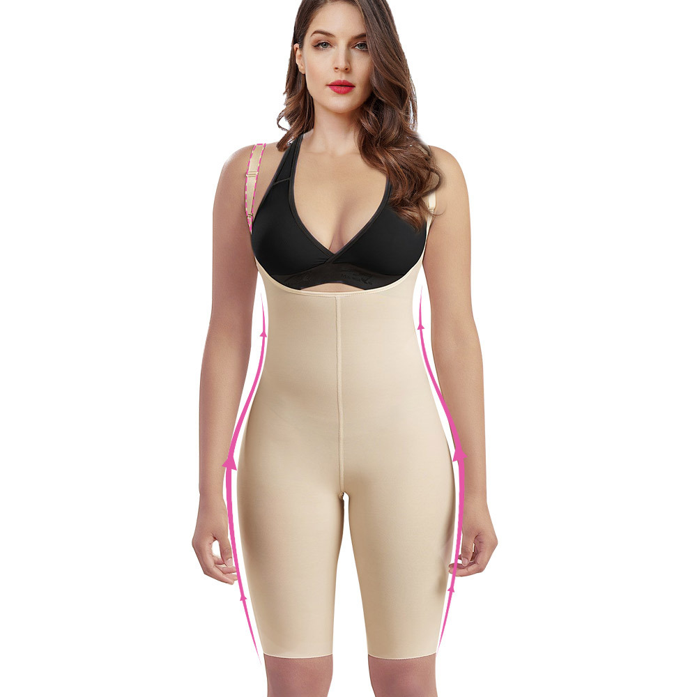 Columbian Fajas Shape Wear Jumpsuit Surgical Compression Garment Post-Operative Shapewear Fat Transfer Liposuction