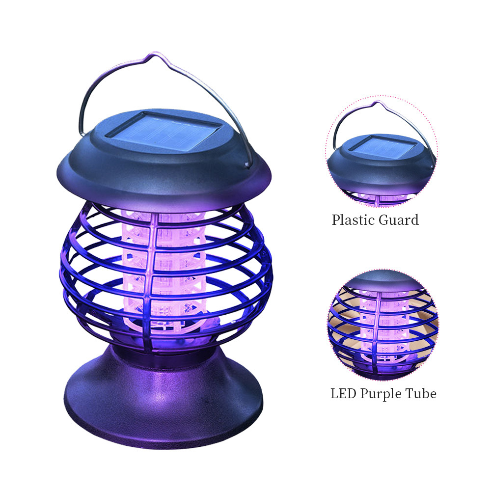 Solar Outdoor Mosquito Killer Lamp Portable Electric Mosquito Repellent Killer Lamp Anti-Mosquito Light