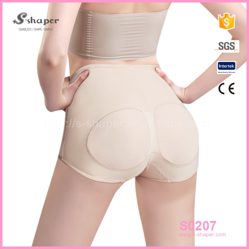 Seamless Sexy Lady Boy Shorts Panty,Mature Woman Butt Lifter Underwear,Booty Bra Shorty