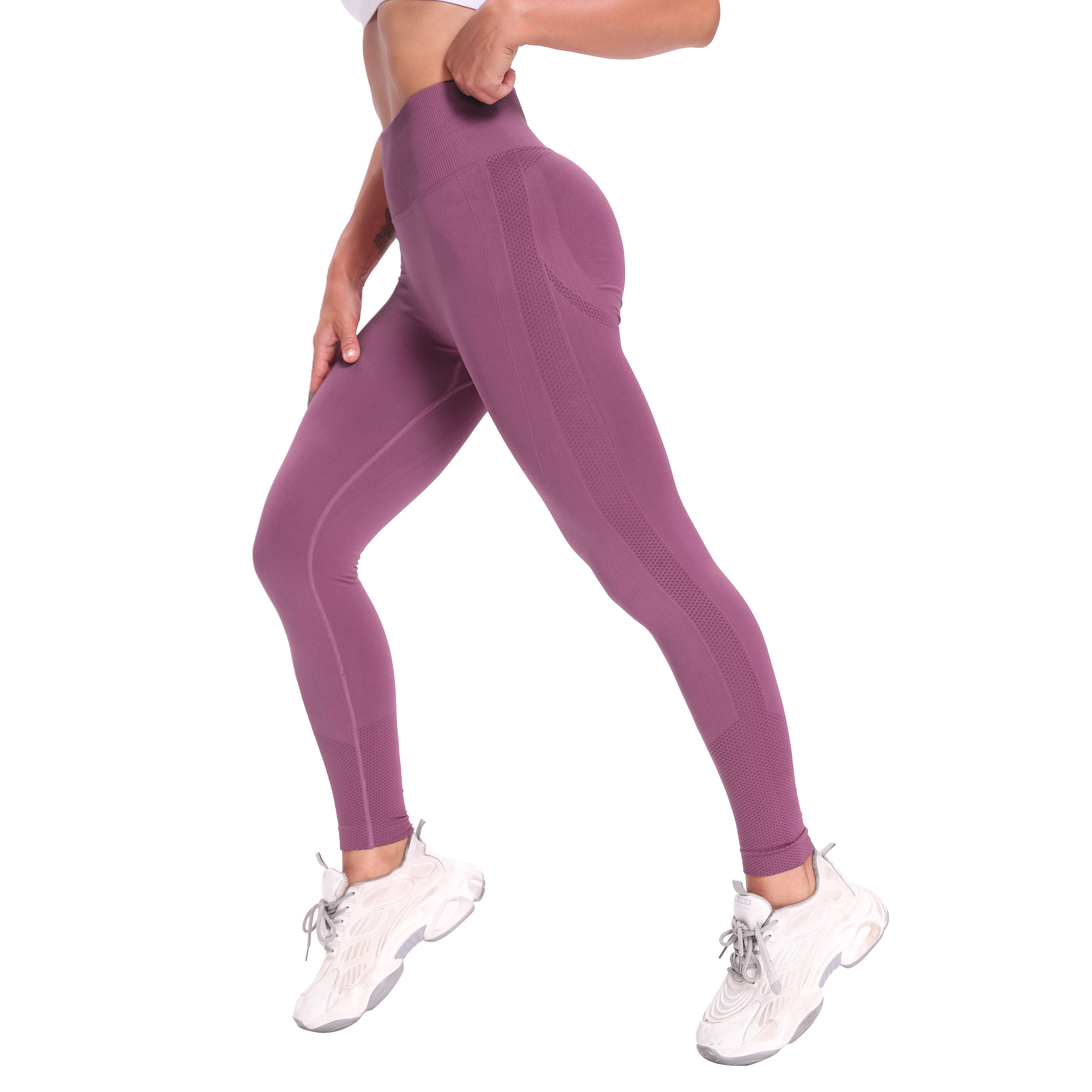 Dreamluna Tiktok Ladies Women High Waist Scrunch Butt Seamless Sport Fitness Leggings Tight Butt Lifting Ankle Yoga Pants