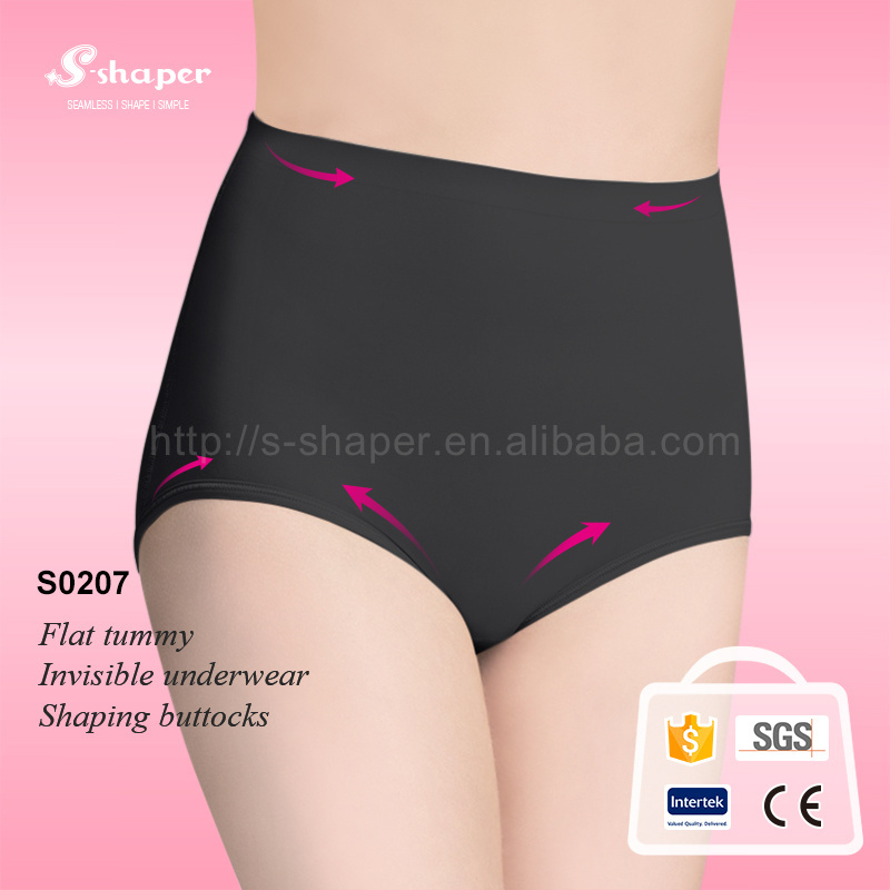 Seamless Sexy Lady Boy Shorts Panty,Mature Woman Butt Lifter Underwear,Booty Bra Shorty