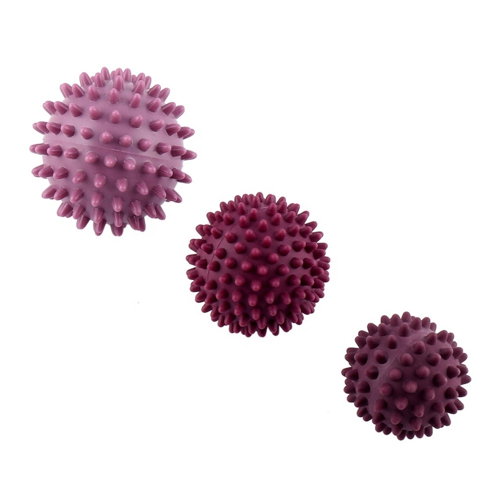 PVC plastic hard hand foot massage ball set