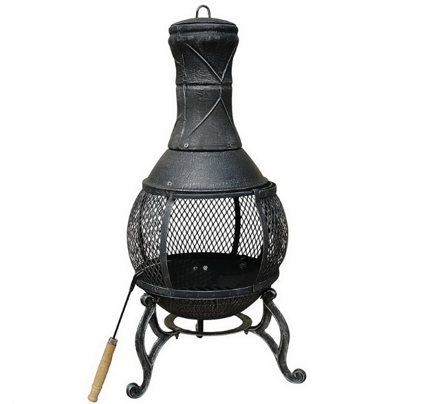 outdoor lena chimenea fireplace/cast iron chiminea fire pit