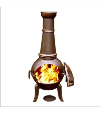 Outdoor Heater Cast Iron patio de la Chimeneas en hierro colado chiminea fire pit