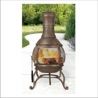 outdoor lena chimenea fireplace/cast iron chiminea fire pit