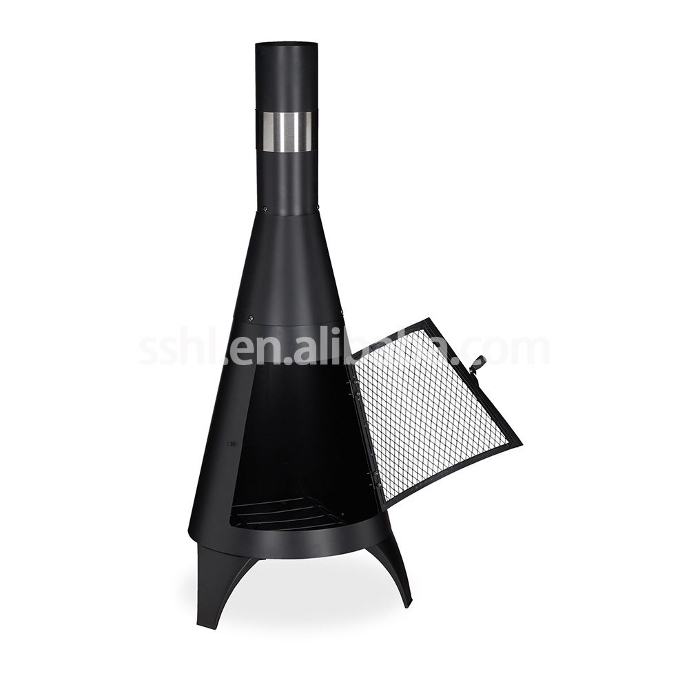 Patio heater Chiminea Fire Pit garden fireplace chimenea steel chimney outdoor