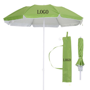 Uv Protection Accepted Custom Size Portable Sun Beach Umbrella  China Factory Quality Beach Umbrella 8Ft