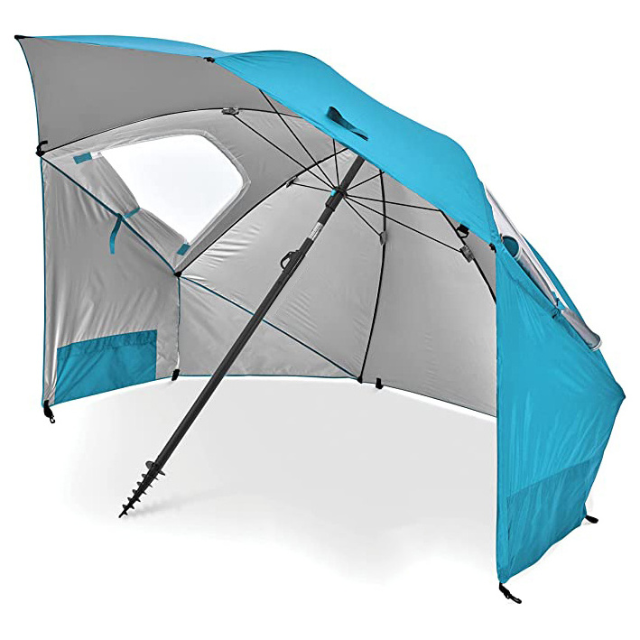 PF 50+ Umbrella Shelter for Sun and Rain Protection beach umbrella fishing umbrella