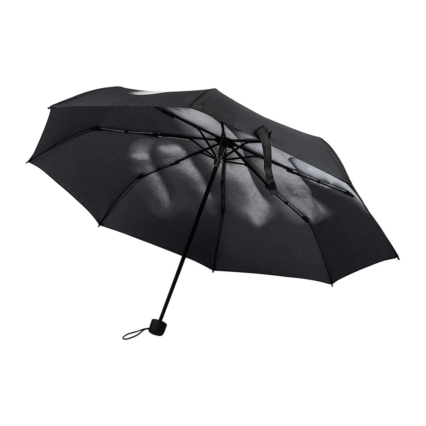 Hot Designer umbrella with middle finger pattern umbrella 3 folding umbrella