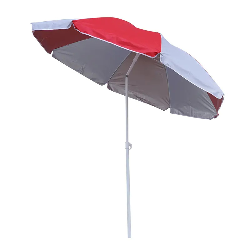 2024 New design heavy duty Portable Sun Protected beach umbrella with sand anchor and covers