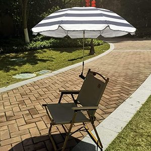 New Trending straight folding china beach umbrella outdoor beach umbrella with Clip for chair parasol