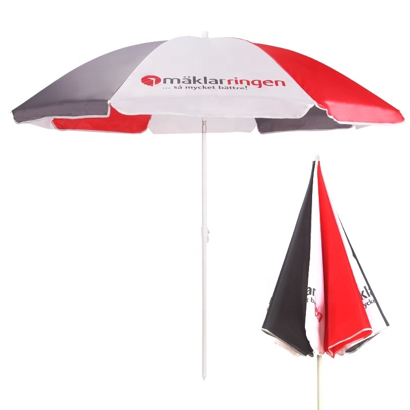 factory price  custom beach umbrella promotional  beach umbrella