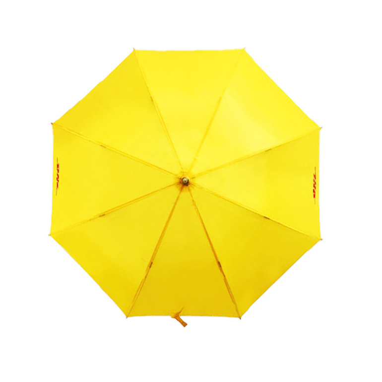 Advertising yellow Golf umbrella for gift custom printing golf umbrella