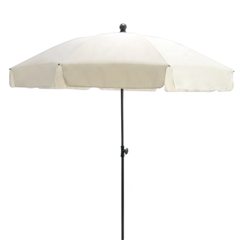 180*8k white outdoor sun  umbrella high quality beach umbrella