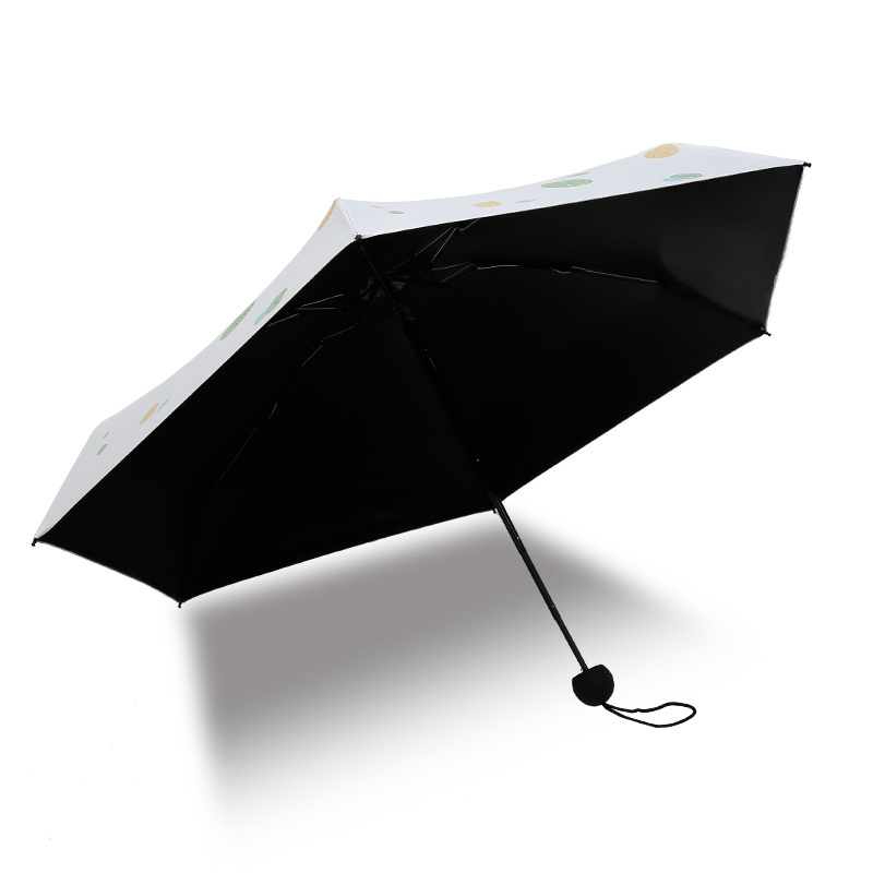 Portable 5-stand Folding umbrella personal sun umbrella