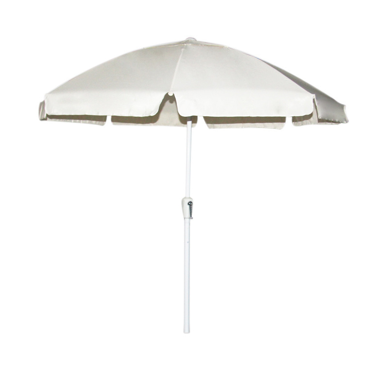 Large beach umbrella outdoor sun parasol patio garden umbrella with  hand crank