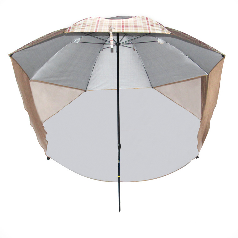 High quality portable outdoor sun beach fishing umbrella tent UV  fishing umbrella