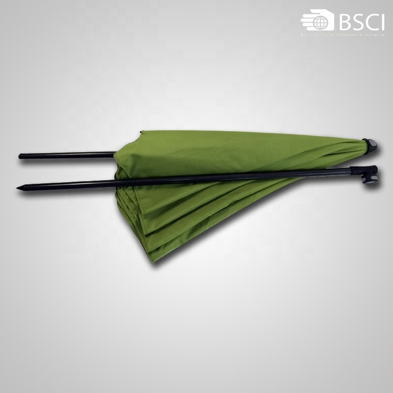 German quality BSCI pass big outdoor windproof strong beach umbrella