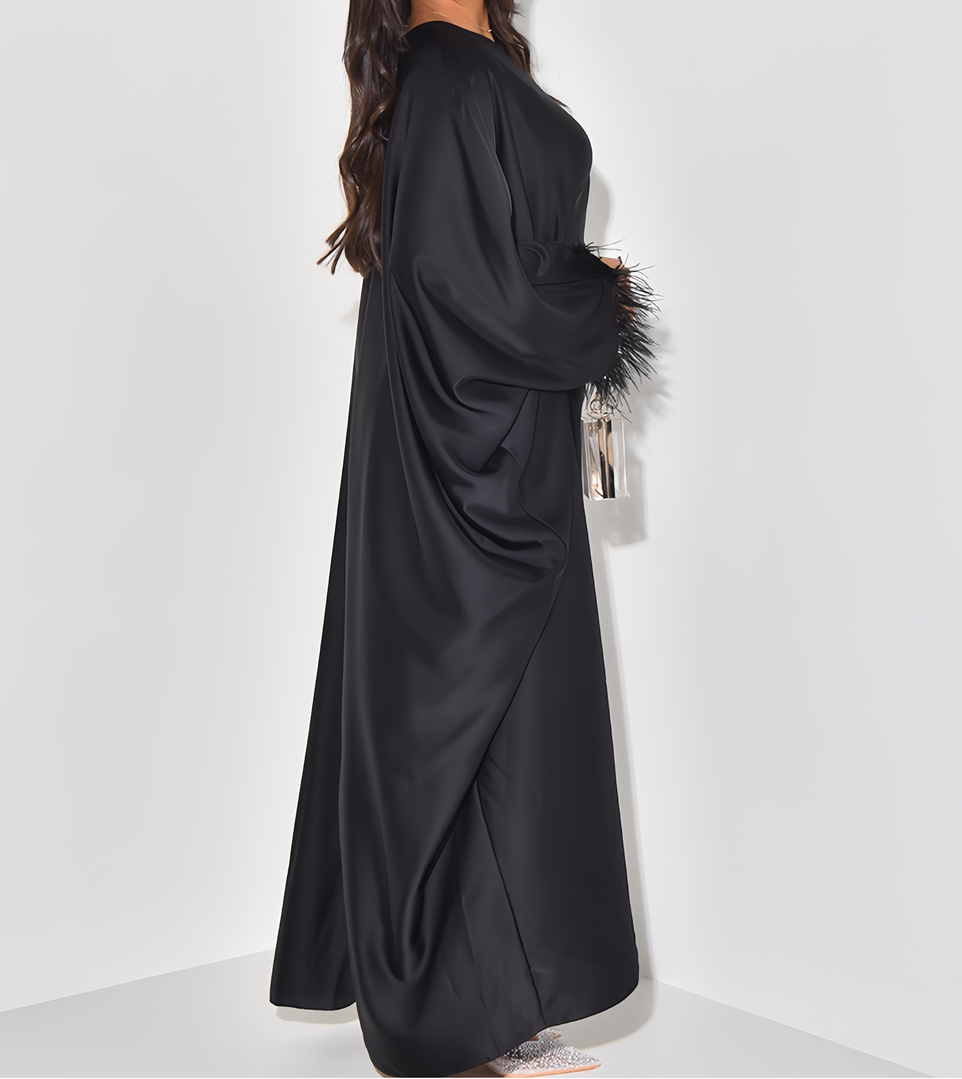 2024 Wholesale Demure Elegant Muslim Close Abaya Eid Abaya Dubai Islamic Clothing Elegant Daily Abaya For Women