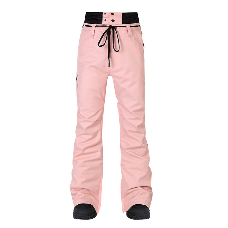 New Men and Women Snowboard Pants Fashion Pink Couple Wear Waterproof Insulation Wear-resistant Winter Outdoor Ski Pants