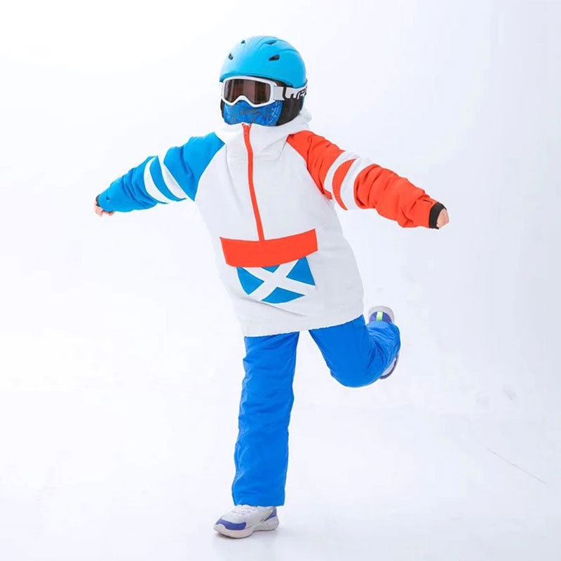 Kids Ski Suit Boy Snow Suits Children Snowboard Tracksuit Waterproof Winter Girls Skiing Sets Overalls Kids Outdoor Clothes