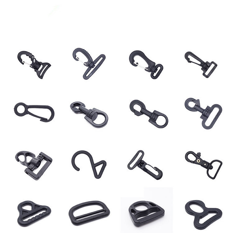 KAM Factory OEM  snap clip hooks ,strap belt hooks, rotary plastic swivel snap buckle hook