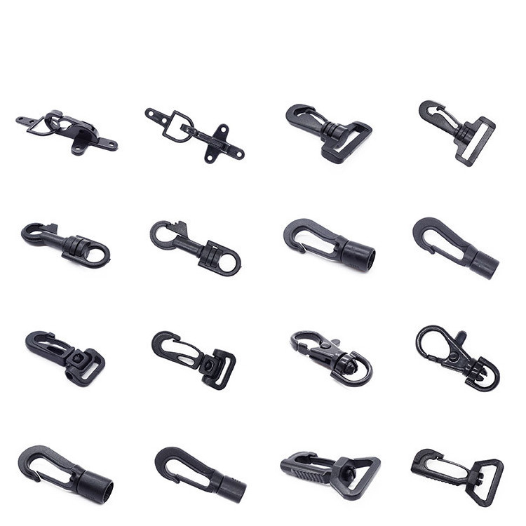 KAM Factory OEM  snap clip hooks ,strap belt hooks, rotary plastic swivel snap buckle hook