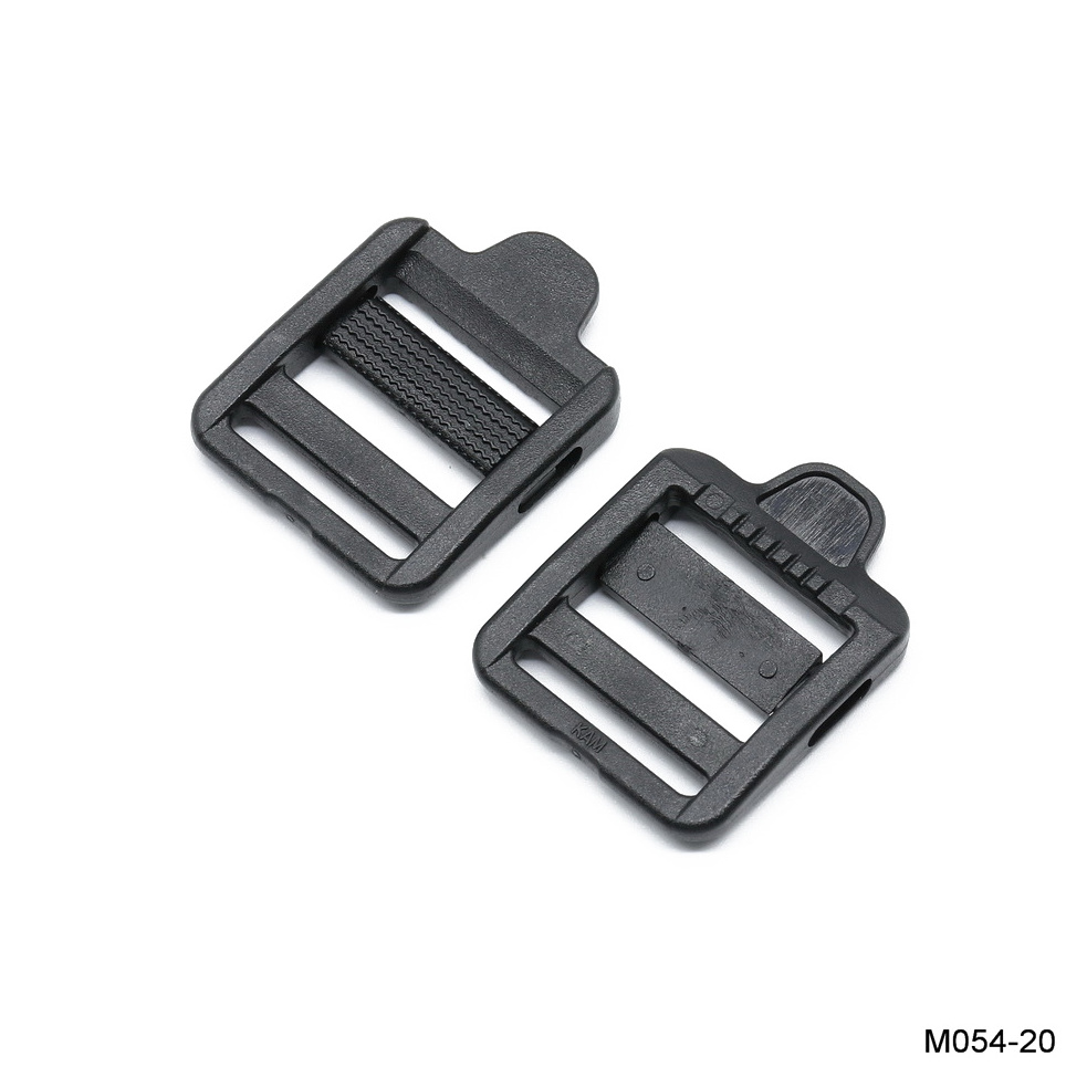 Plastic Tri-glide Slides Button Fasteners Adjustable Webbing Triglides Slider Buckle Replacement for Belt Strap Backpack Bags