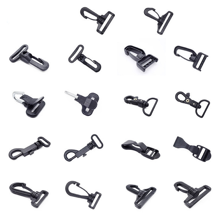 KAM Factory OEM  snap clip hooks ,strap belt hooks, rotary plastic swivel snap buckle hook