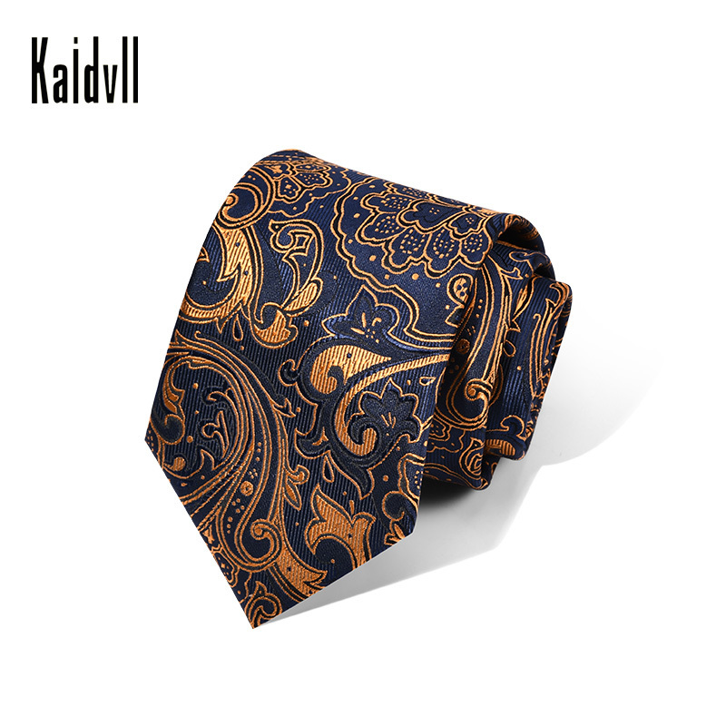 Embroidered Silk Handkerchief Custom Handmade Neckties Woven Mens Ties and Pocket Square