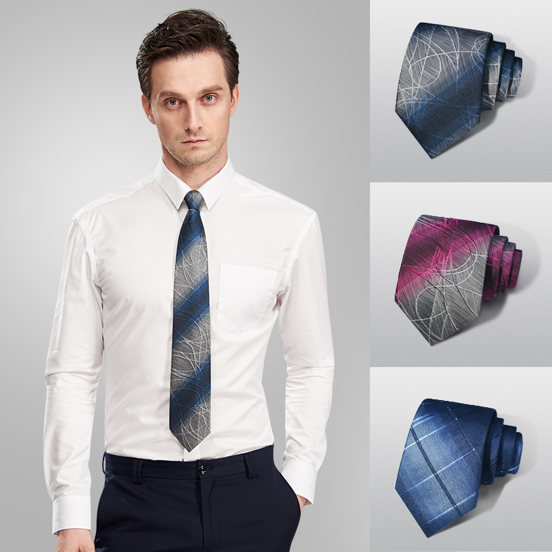 Handmade Microfiber Fabric Men Fashion Business Wedding Necktie Custom Logo Tie for Man