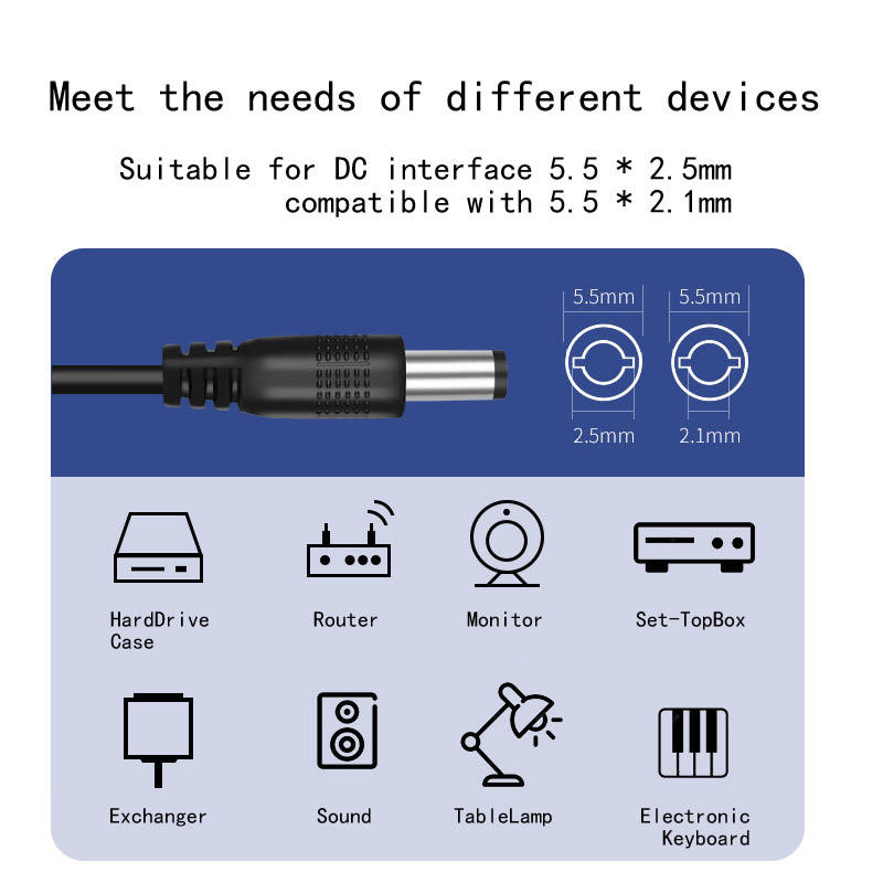 12w Power Supply AC DC 5v 19v 24v 29v 2a 2.37a 3.42a 3a 5a 7a 8a 10a 12v 1a Power Adapter for LED Strip Light Router