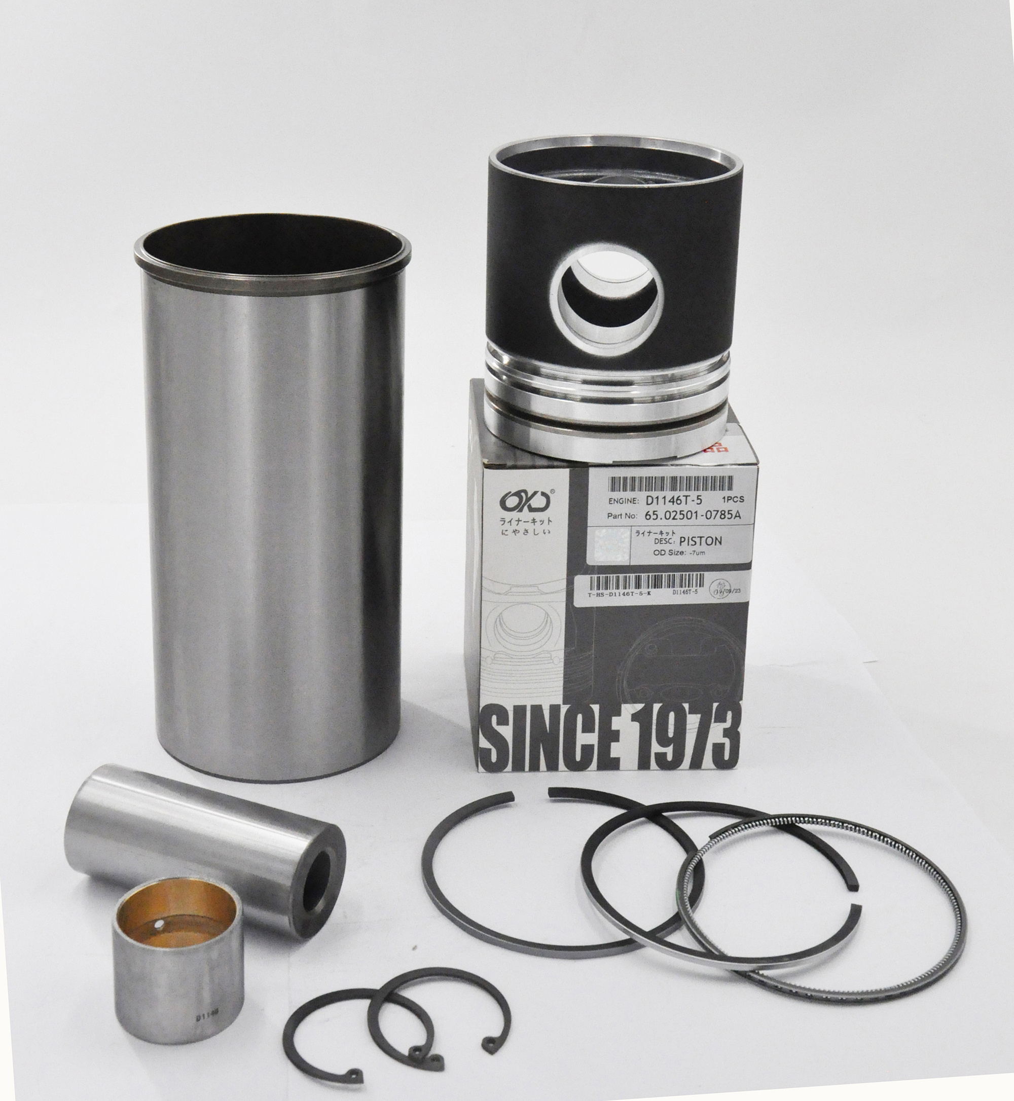 STD Size  Engine D1146 Cylinder Liner Kit Manufacture Piston Liner Kit For Diesel Engine  D1146