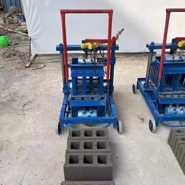 YD2-45 small manual brick making machine hollow cement block making machine Paving brick making machinery