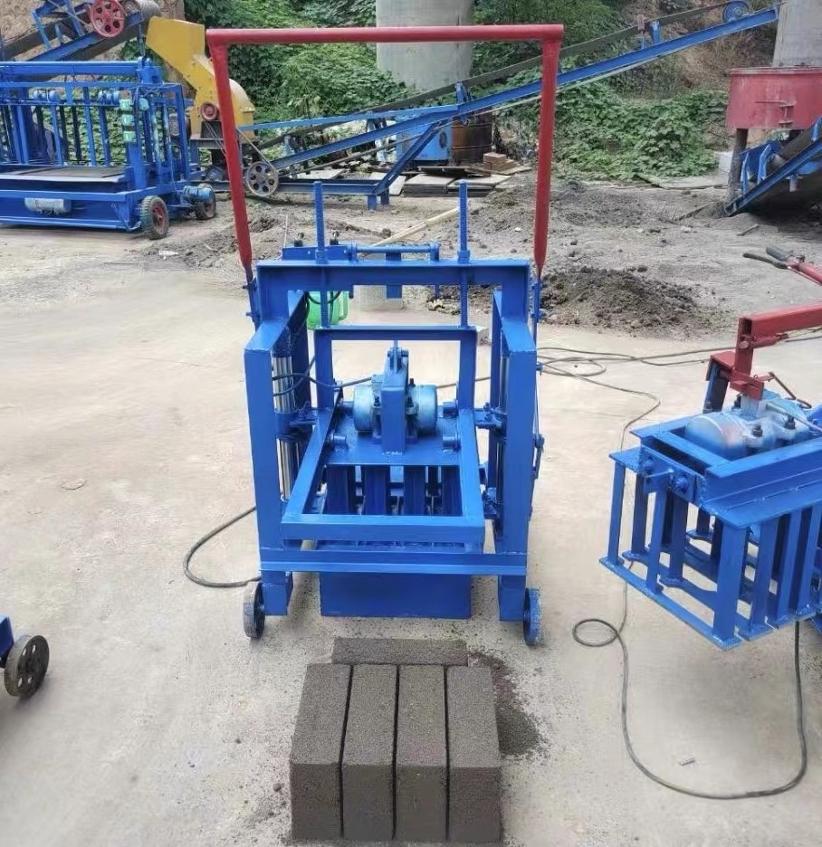 YD2-45 small manual brick making machine hollow cement block making machine Paving brick making machinery