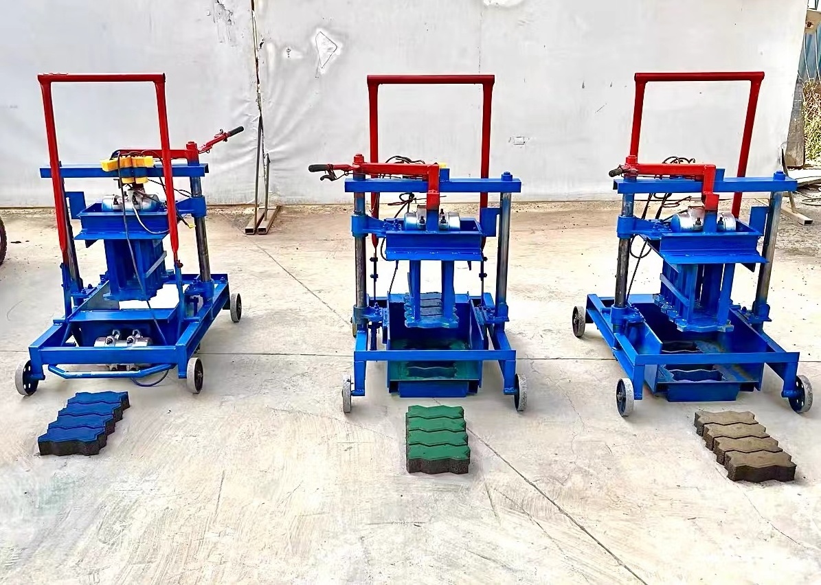 YD2-45 small manual brick making machine hollow cement block making machine Paving brick making machinery