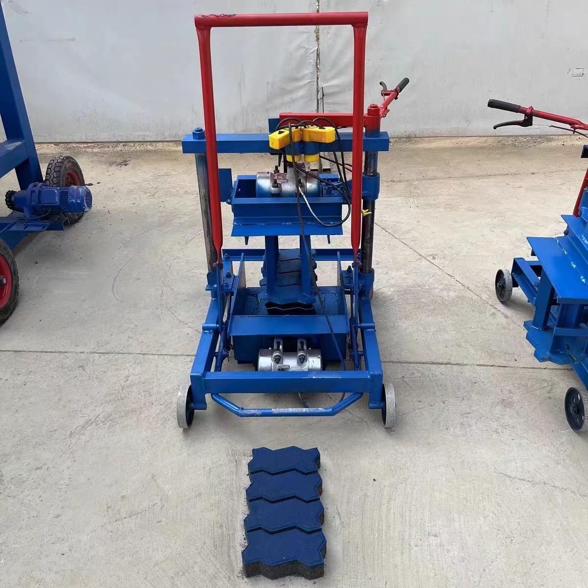 YD2-45 small manual brick making machine hollow cement block making machine Paving brick making machinery