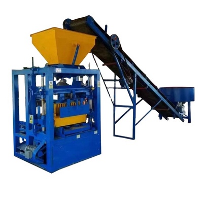 Semi-automatic building materials 6/9 inch hollow block making machine price in Ghana