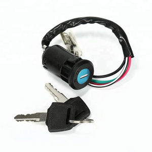 HAISSKY Motorcycle Spare Parts Key Ignition Switch On Off Motorcycle CG125 Ignition Switch Lock Made In China