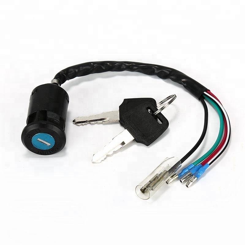 HAISSKY Motorcycle Spare Parts Key Ignition Switch On Off Motorcycle CG125 Ignition Switch Lock Made In China