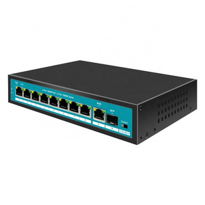 Sailsky  8 Port 100/1000Mbps POE Switch  48V power Ethernet For IP Camera Network Switch POE820 with SFP