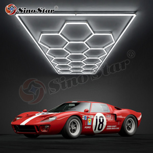 Sino Star car workshop garage led light hexagon honeycomb light led hexagon lights