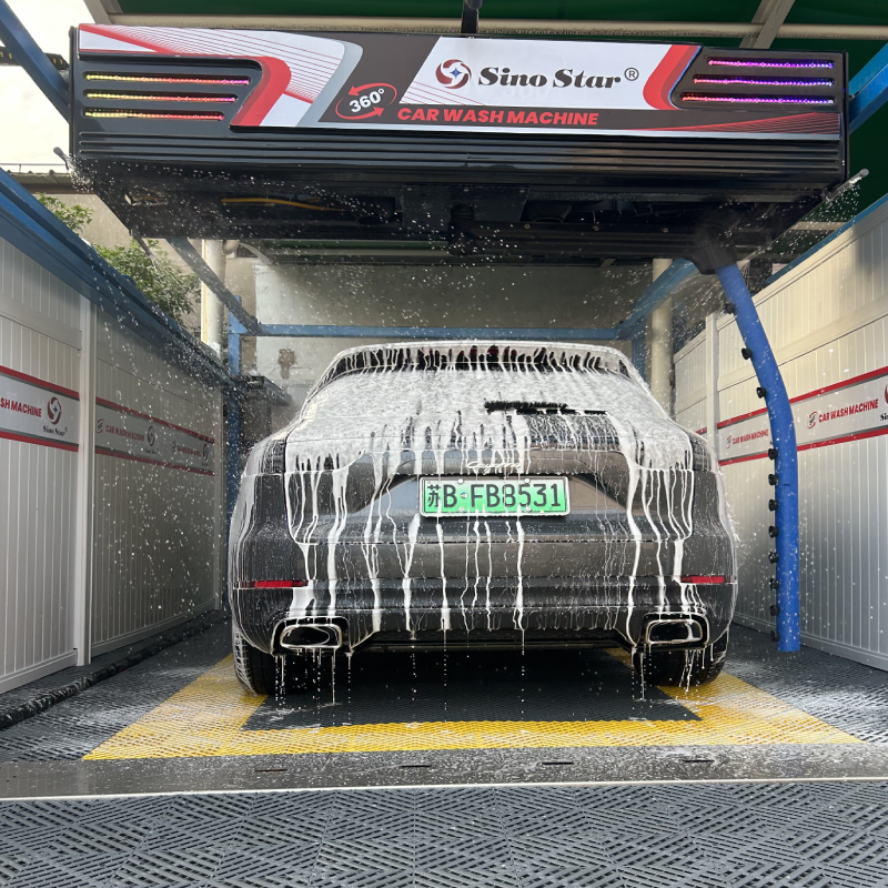 Sino Star M7 Touchless automatic car wash 380V 15KW with Chassis wash function with 3 years warranty