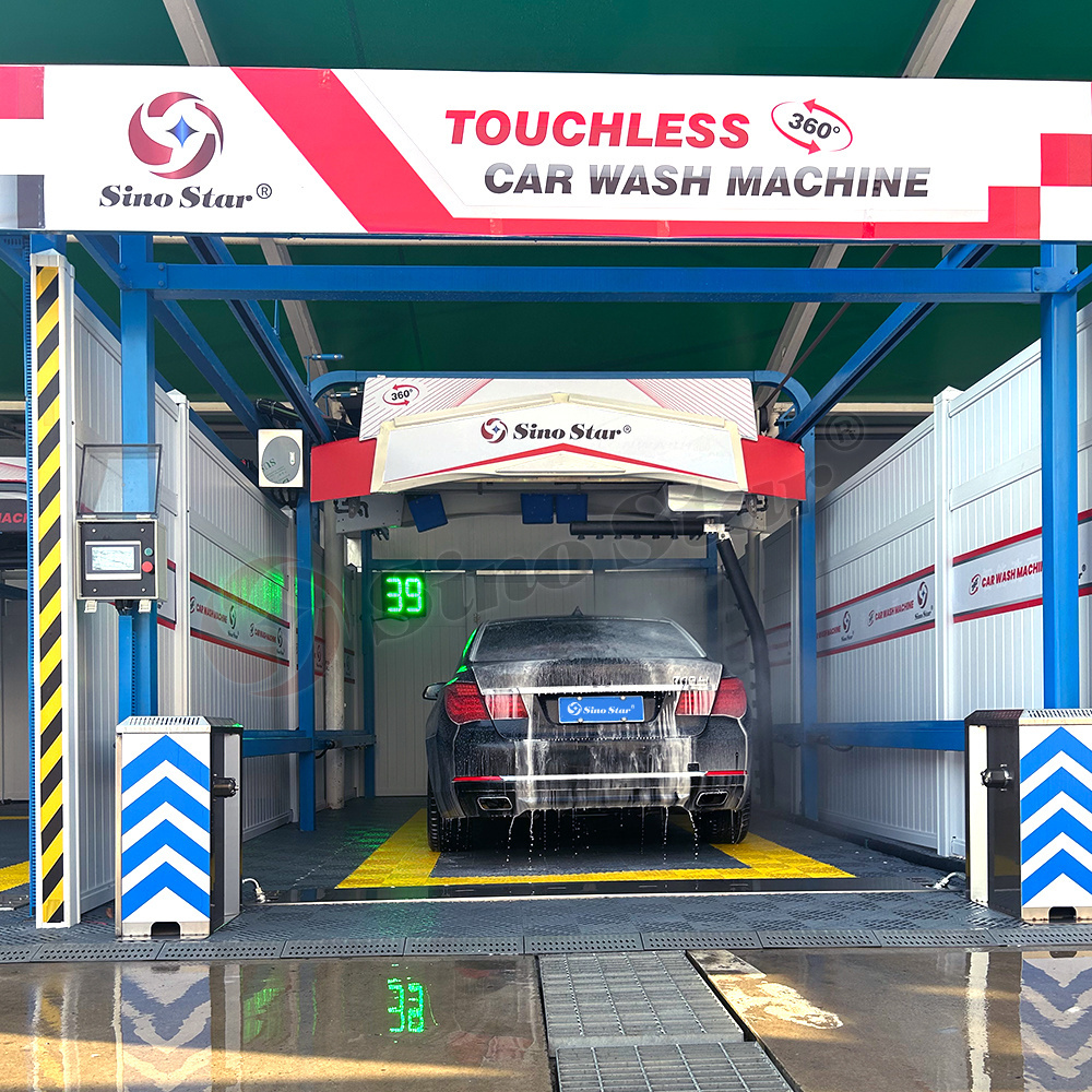 Sino Star Fully Automatic car wash For Sale Self Service Robot Washing System Carwash Touchless Car Wash Machine Bay