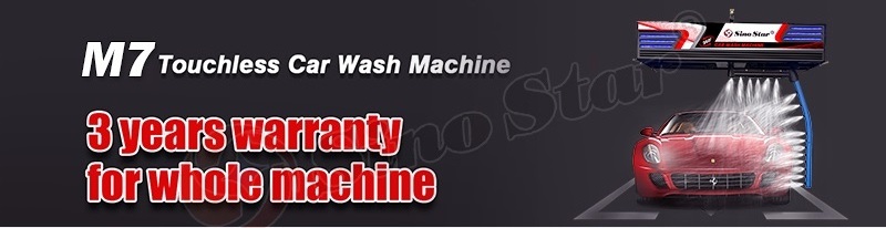 Sino Star M7 Touchless automatic car wash 380V 15KW with Chassis wash function with 3 years warranty