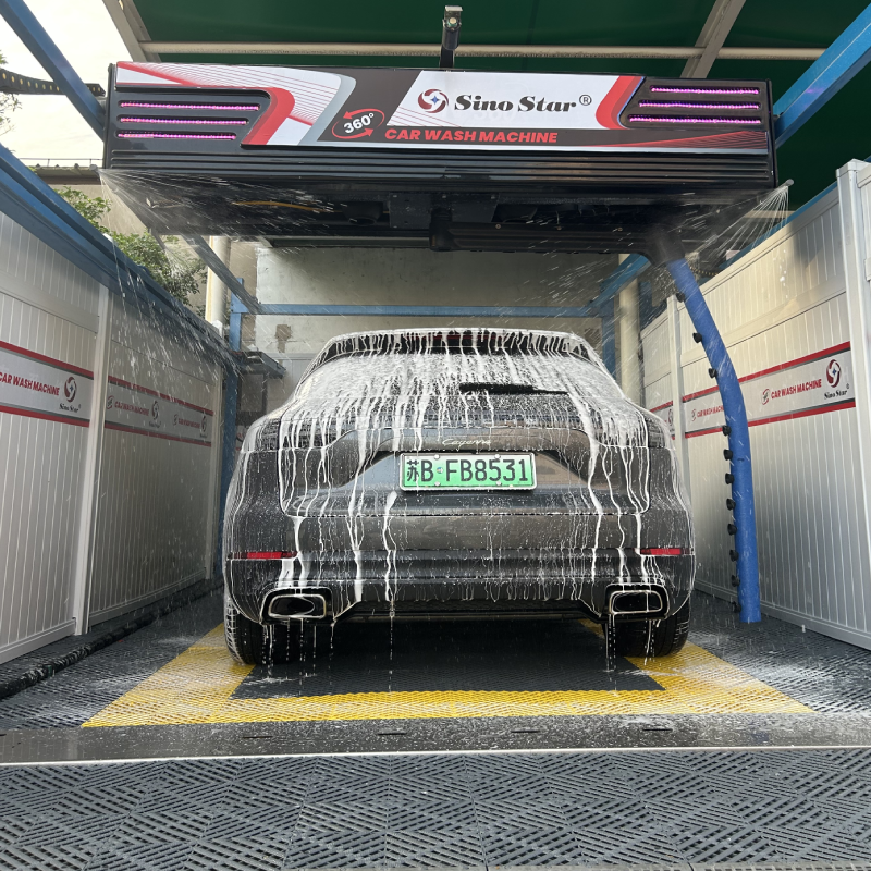 Sino Star M7 Touchless automatic car wash 380V 15KW with Chassis wash function with 3 years warranty