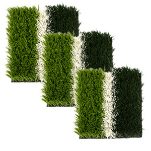 grass outside cage football field artificial turf