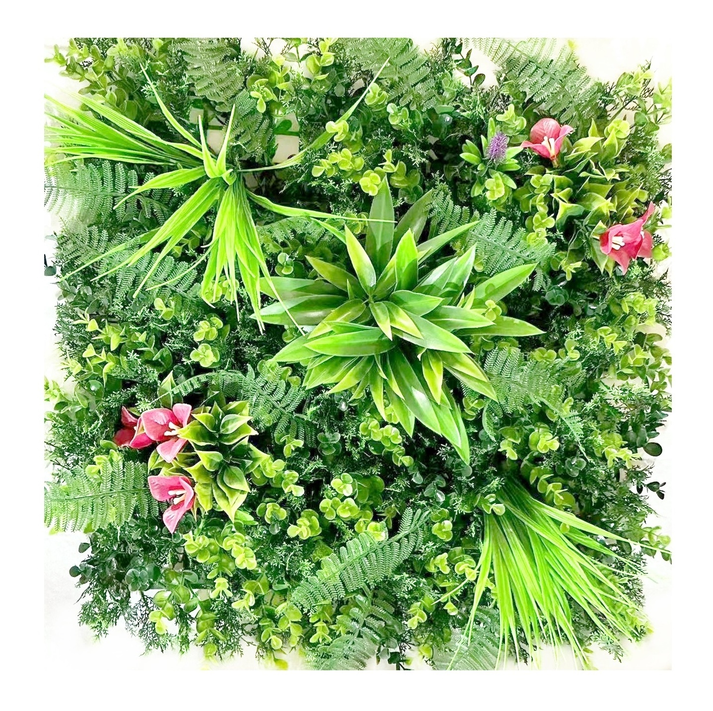 Cheap backdrop indoor plastic ivy vertical hedge plant hang boxwood faux foliage artificial grass panel for wall decoration