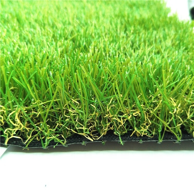 Outdoor high density quality interlocking artificial grass landscape grass carpet tile for mats