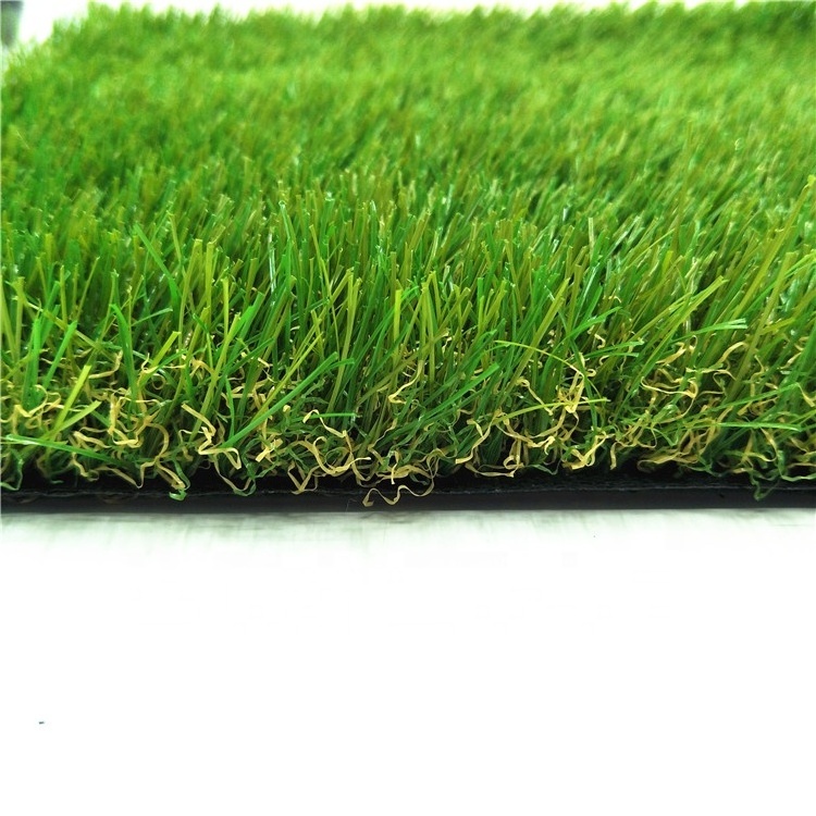 Outdoor high density quality interlocking artificial grass landscape grass carpet tile for mats